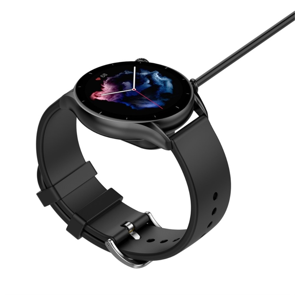 Chargeur Magnétique pour Amazfit GTS 3, Noir