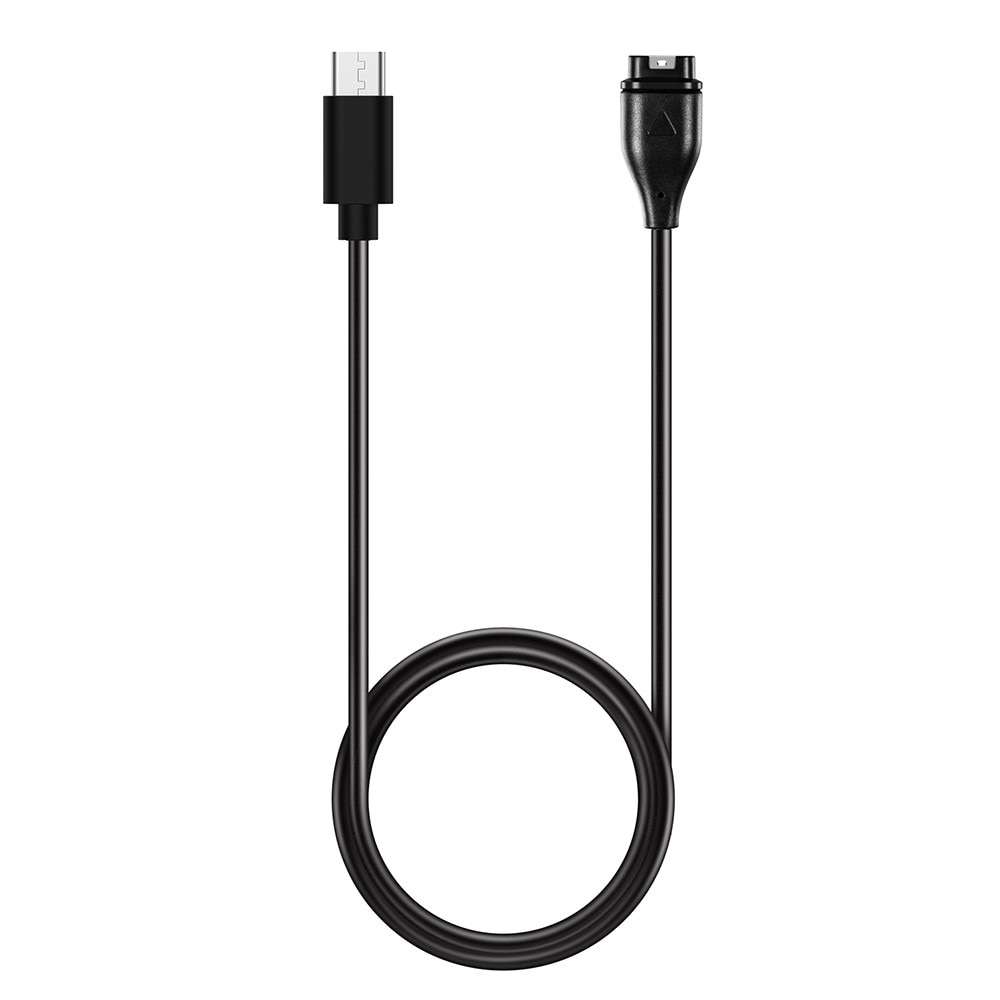 Câble de chargement USB-C 1m pour Garmin Approach S70 42mm, Noir