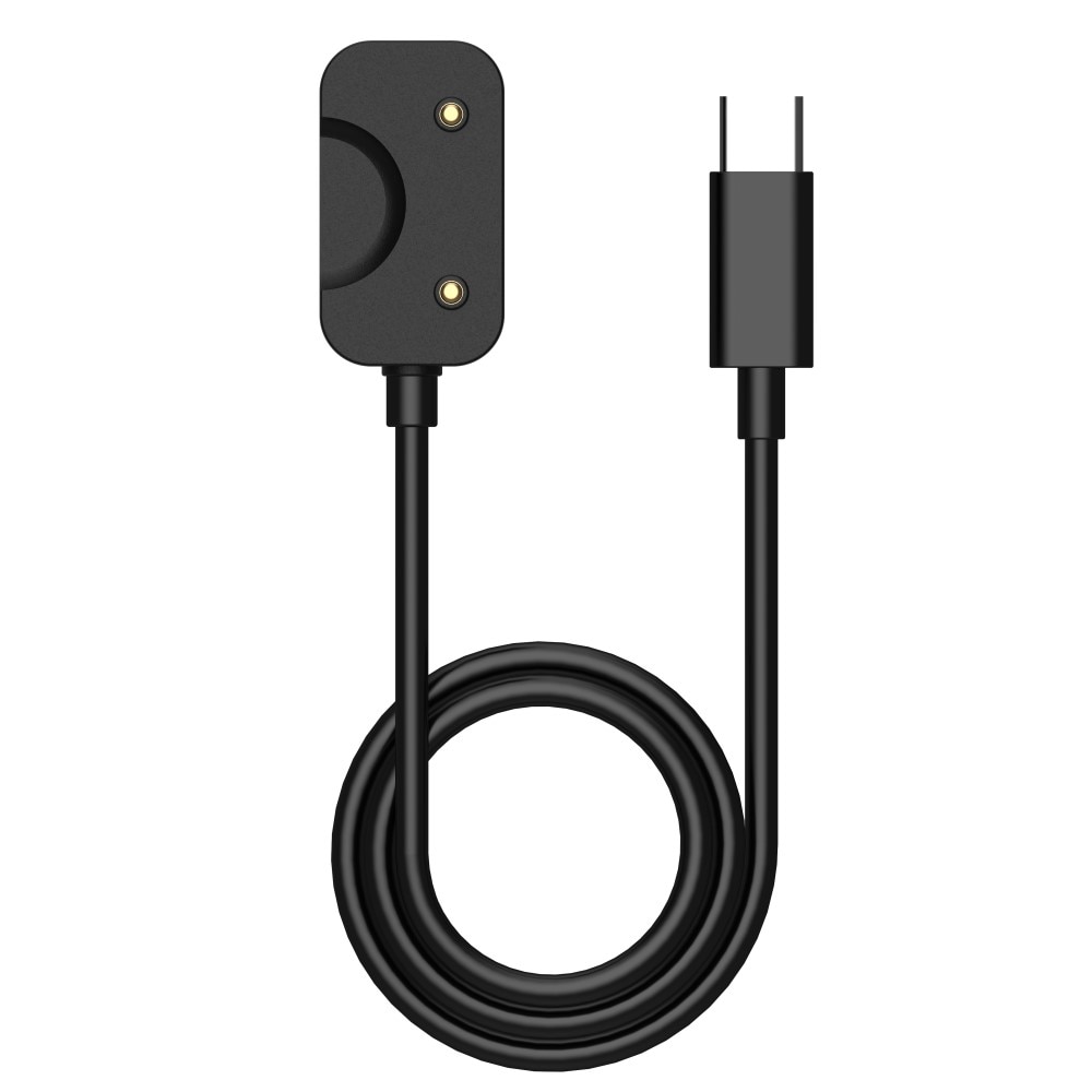 Câble de chargement USB-C 1m pour Samsung Galaxy Fit 3, Noir