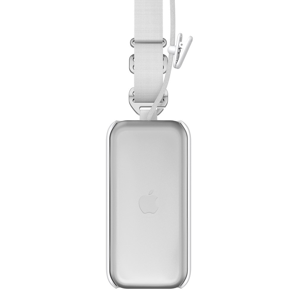 Coque avec Clip et Bandoulière Apple Vision Pro Battery, blanc