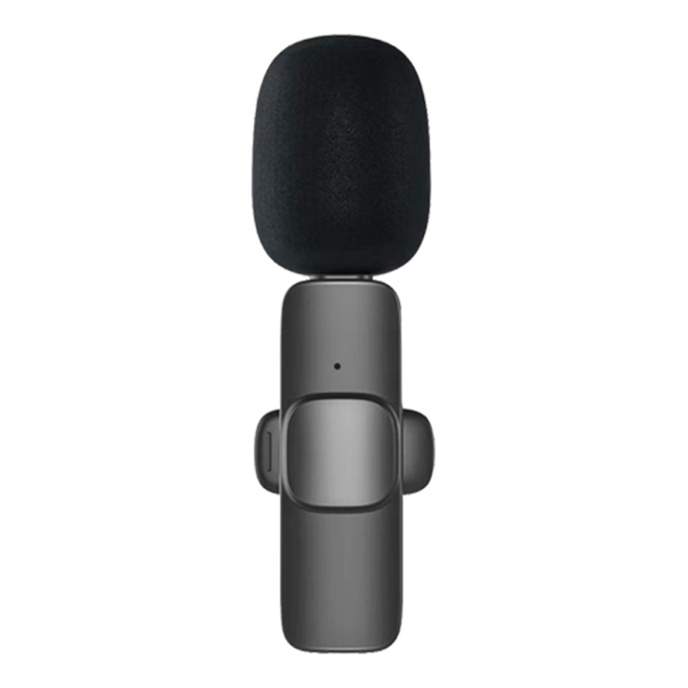 Microphone sans fil avec récepteur USB-C, noir