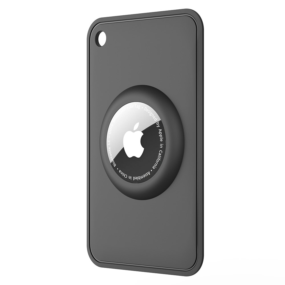 Coque format carte pour Apple AirTag, noir