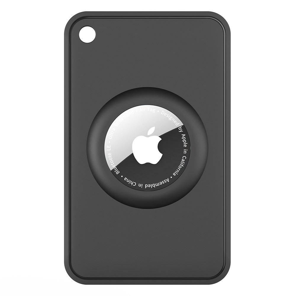 Coque format carte pour Apple AirTag, noir