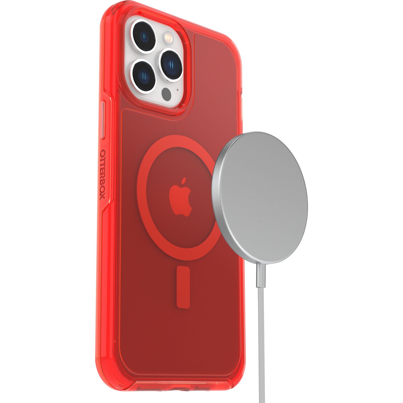 Coque Symmetry Plus MagSafe iPhone 12 Pro Max/13 Pro Max, Red