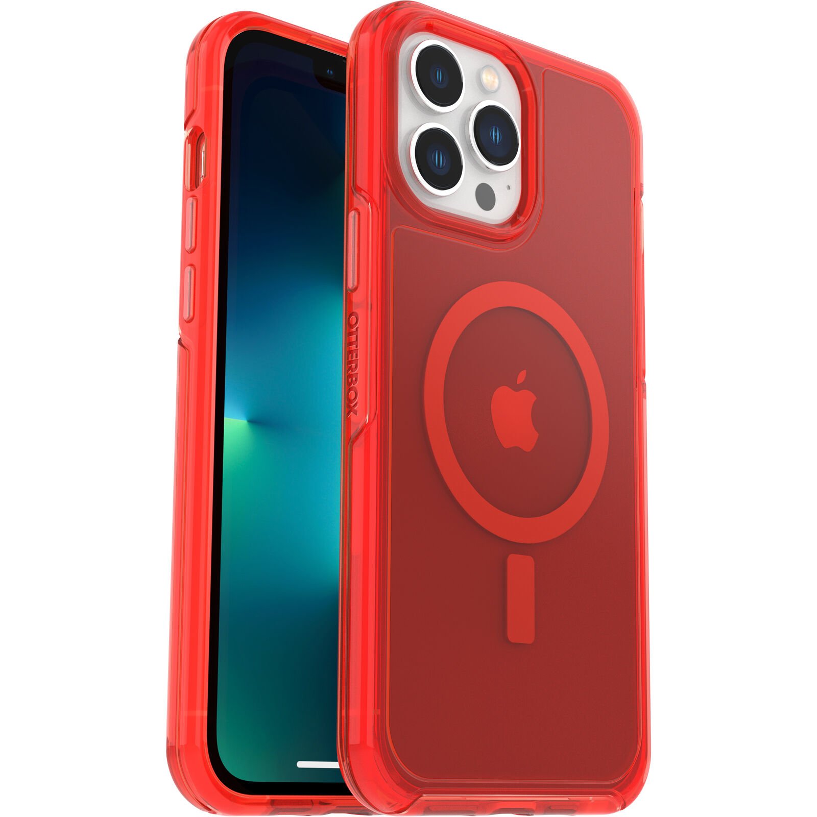 Coque Symmetry Plus MagSafe iPhone 12 Pro Max/13 Pro Max, Red