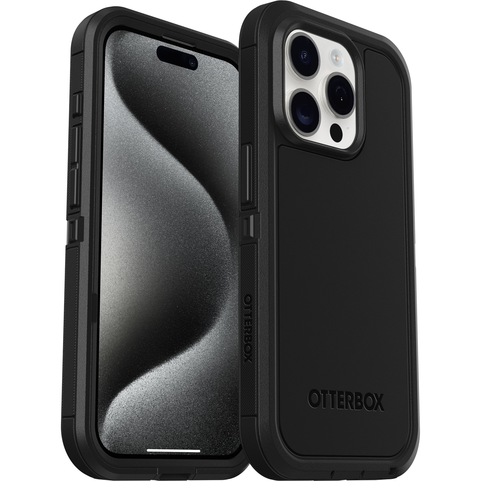 Coque Defender XT iPhone 15 Pro, noir