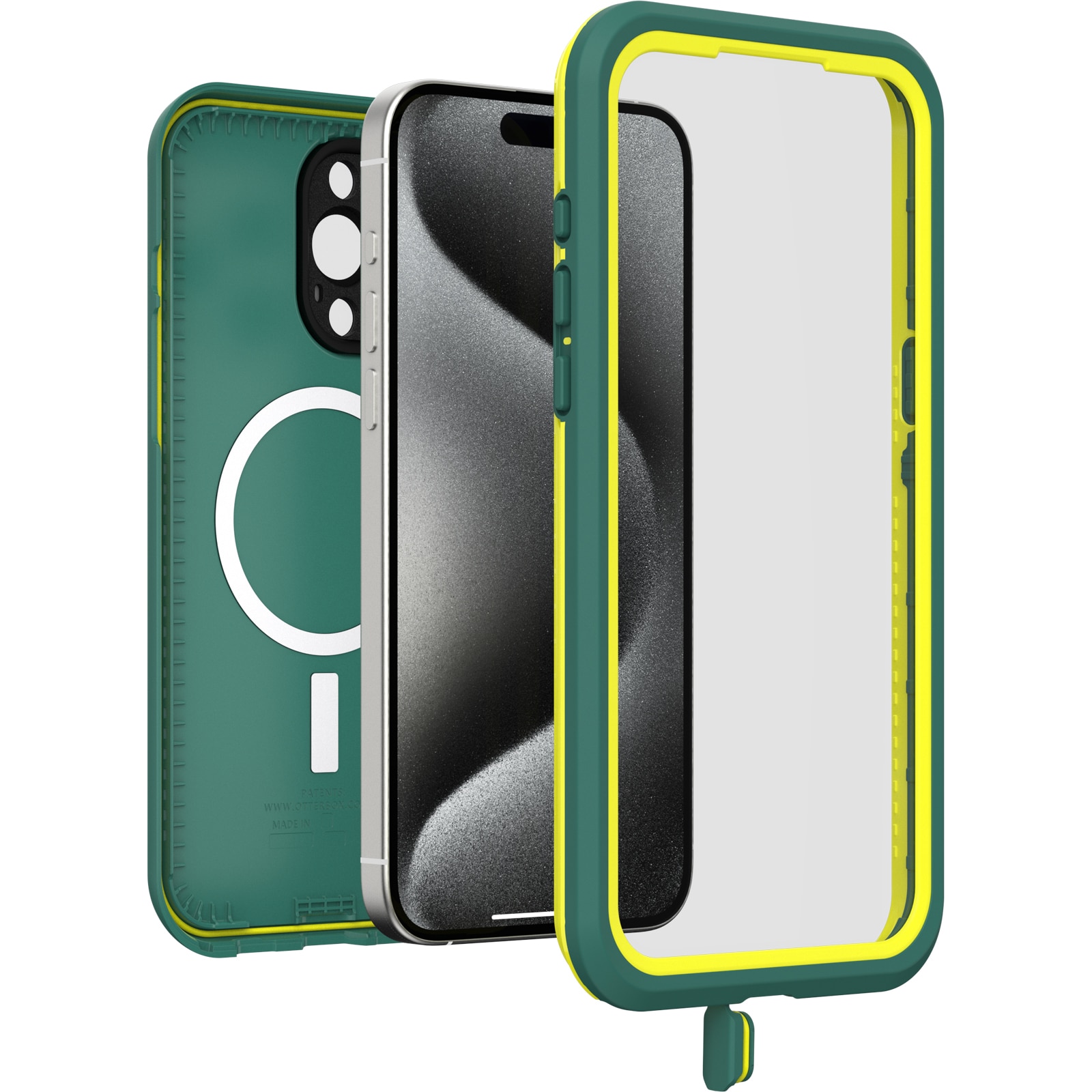 FRE MagSafe Coque iPhone 15 Pro Max Green