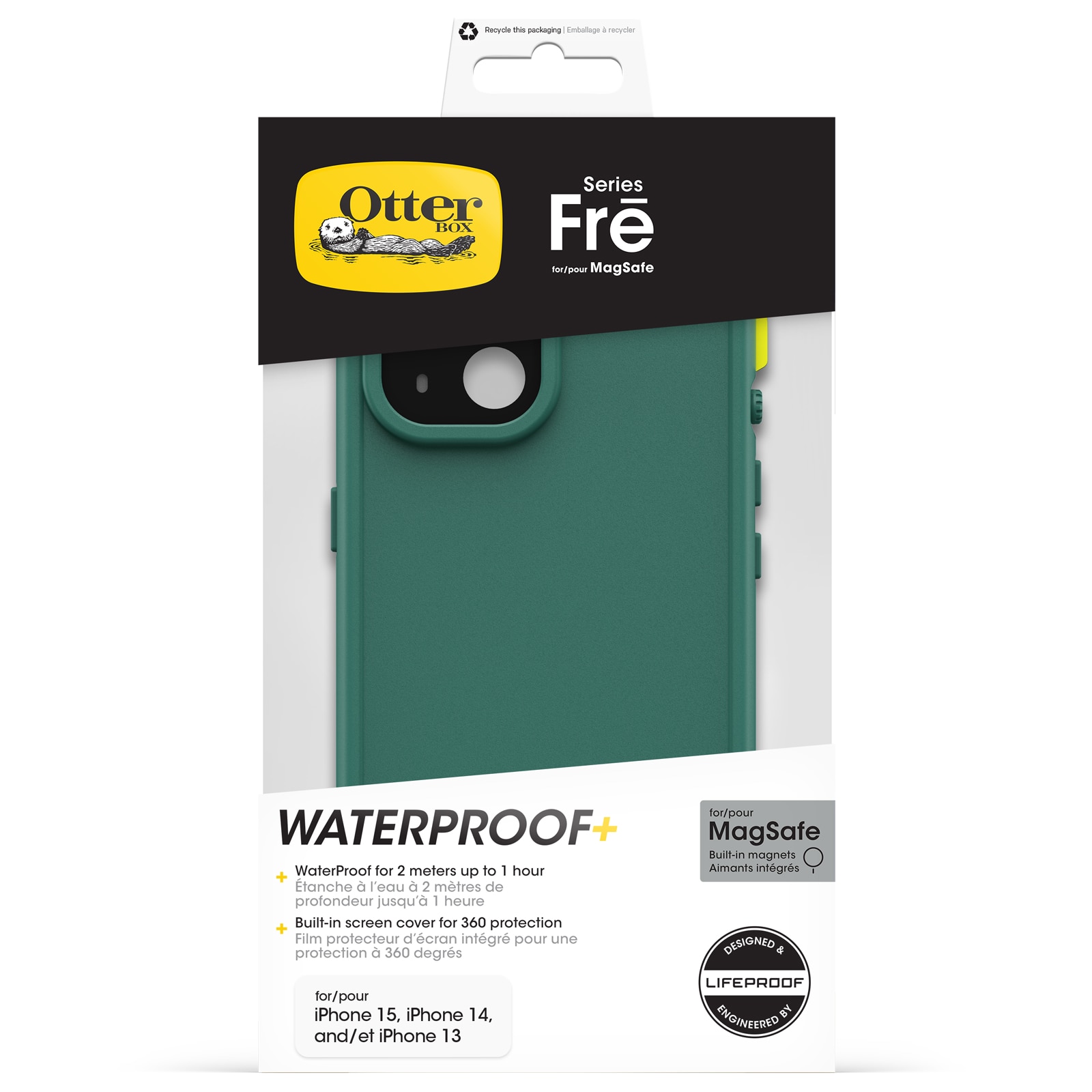 FRE MagSafe Coque iPhone 15 Green