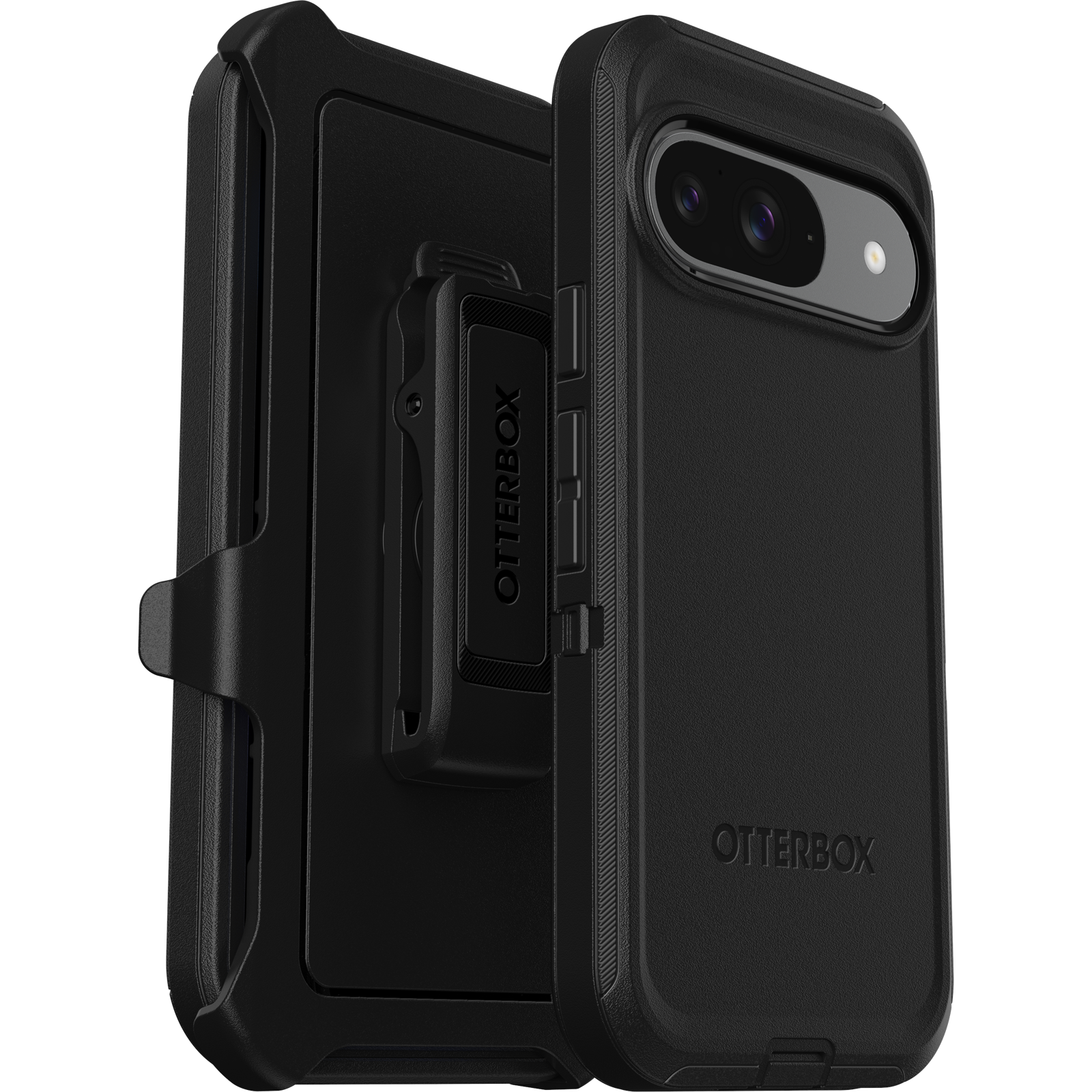 Coque Defender Google Pixel 9, noir