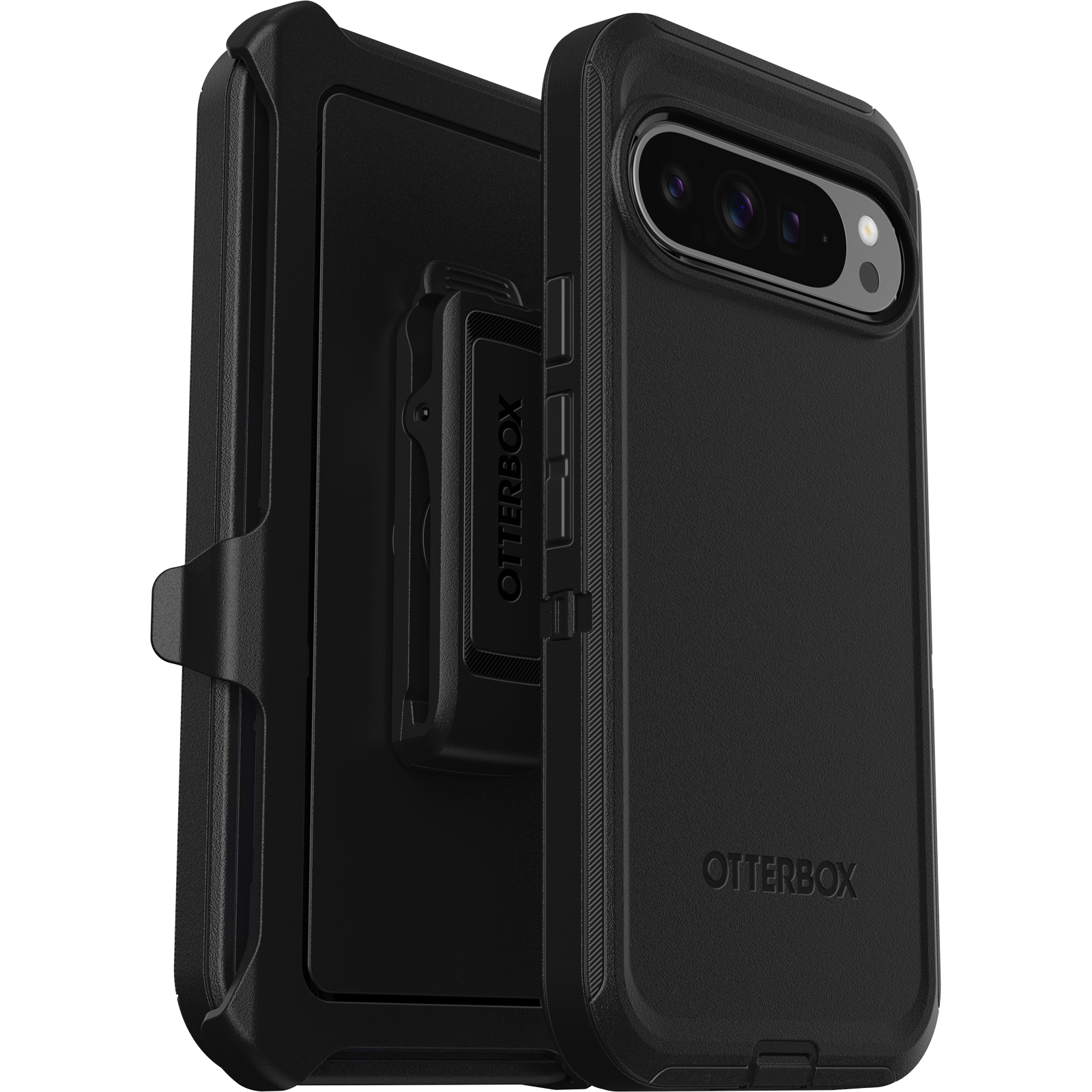 Coque Defender Google Pixel 9 Pro XL, noir