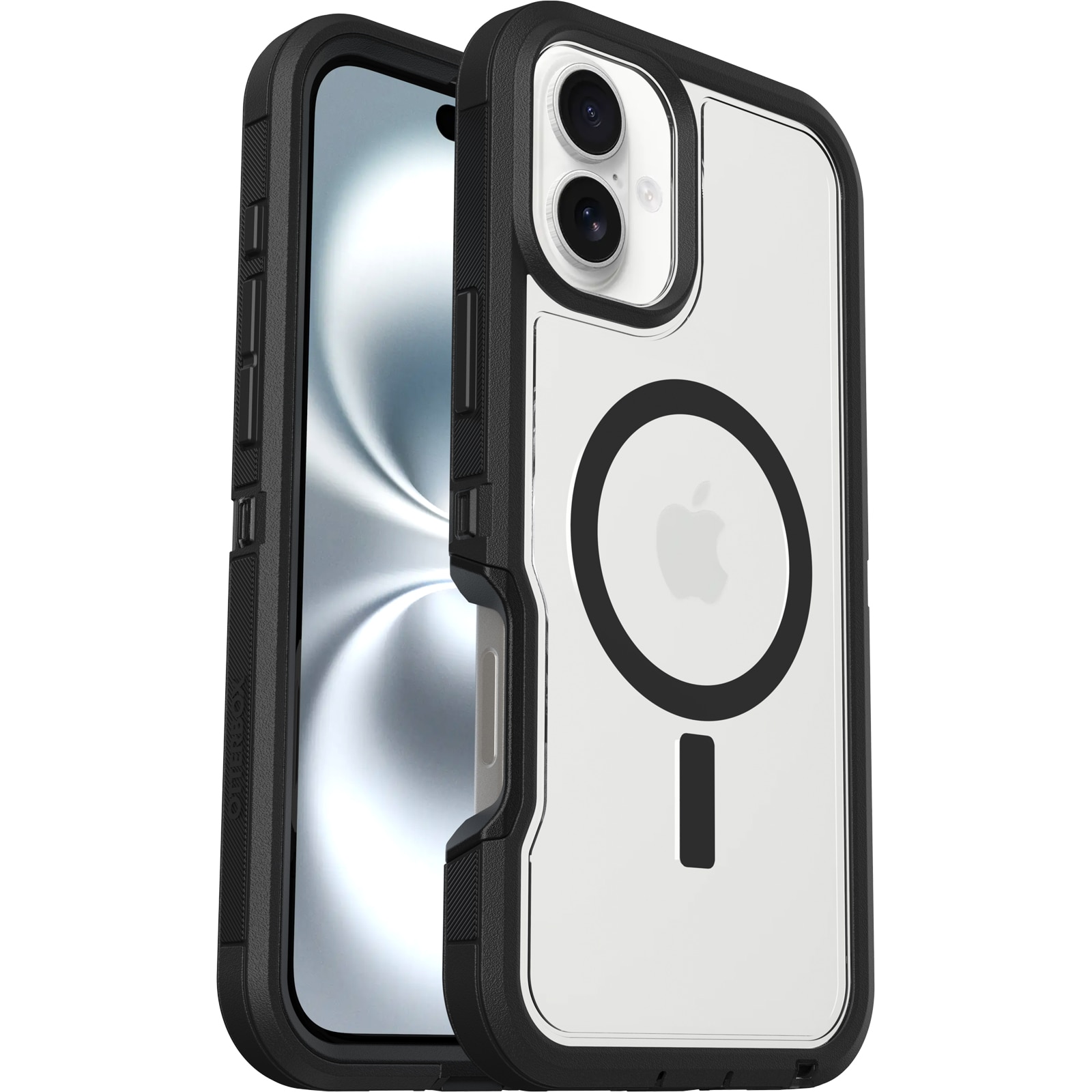 Coque Defender XT iPhone 16 Plus, Clear/Black