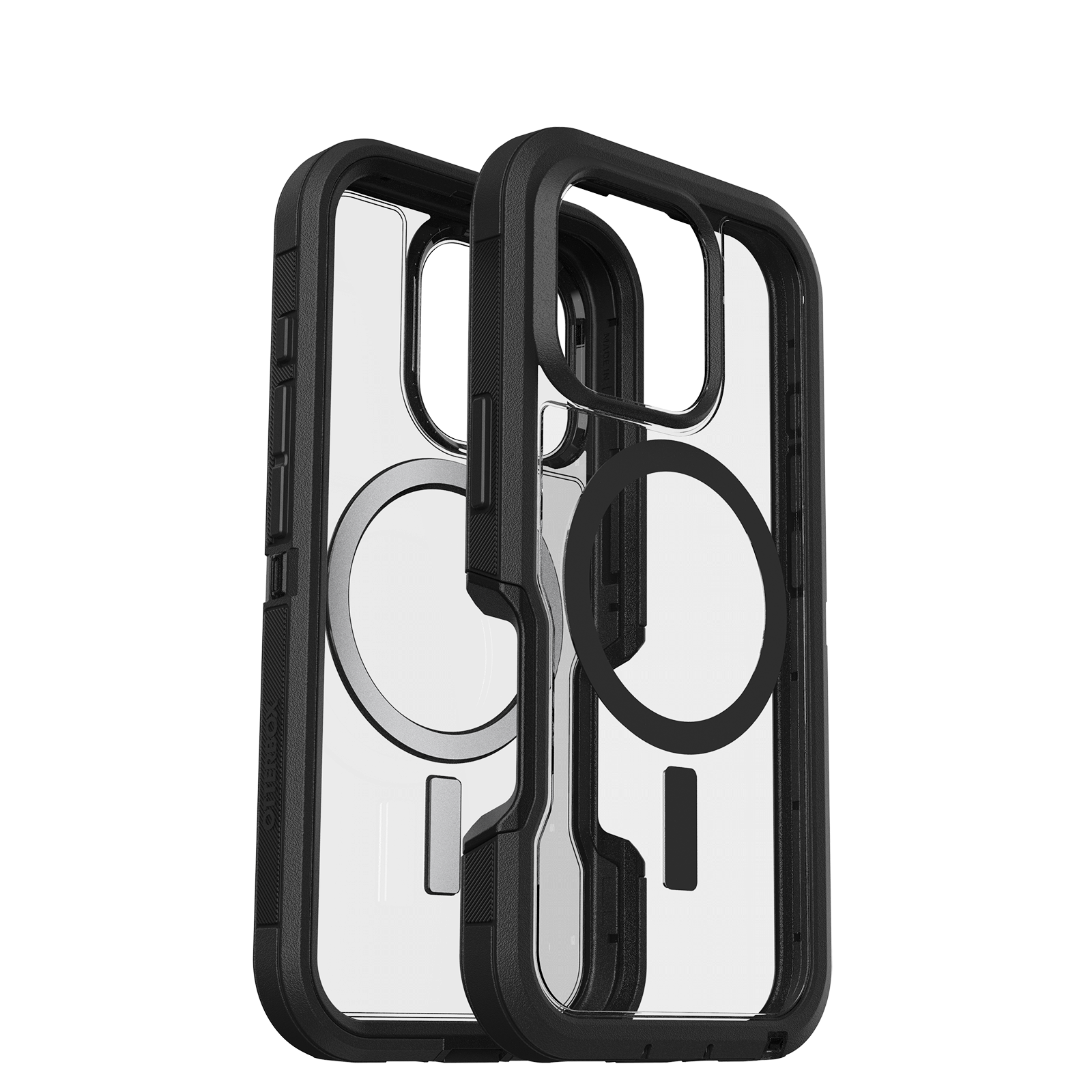 Coque Defender XT iPhone 16 Pro, Clear/Black