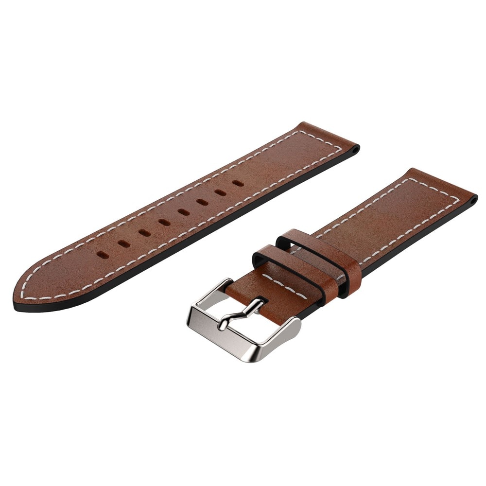 Bracelet en cuir Xiaomi Watch S3, cognac