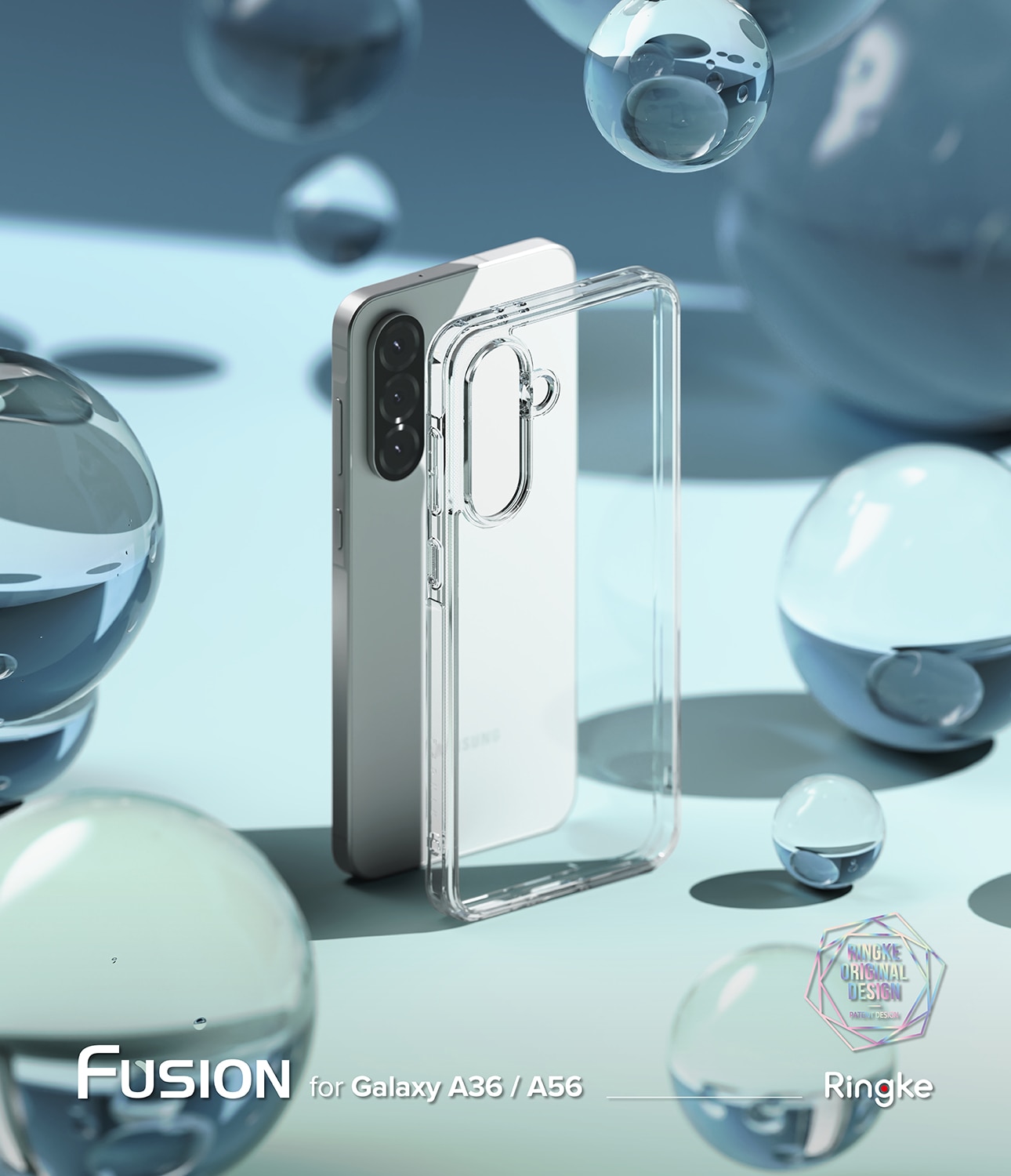 Coque Fusion Samsung Galaxy A36, Clear