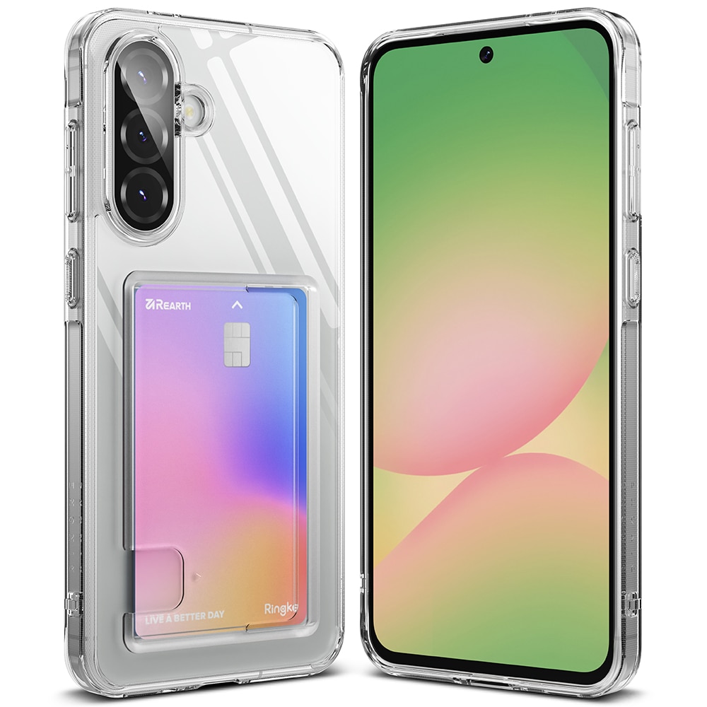 Coque Fusion Card Samsung Galaxy A36, transparent