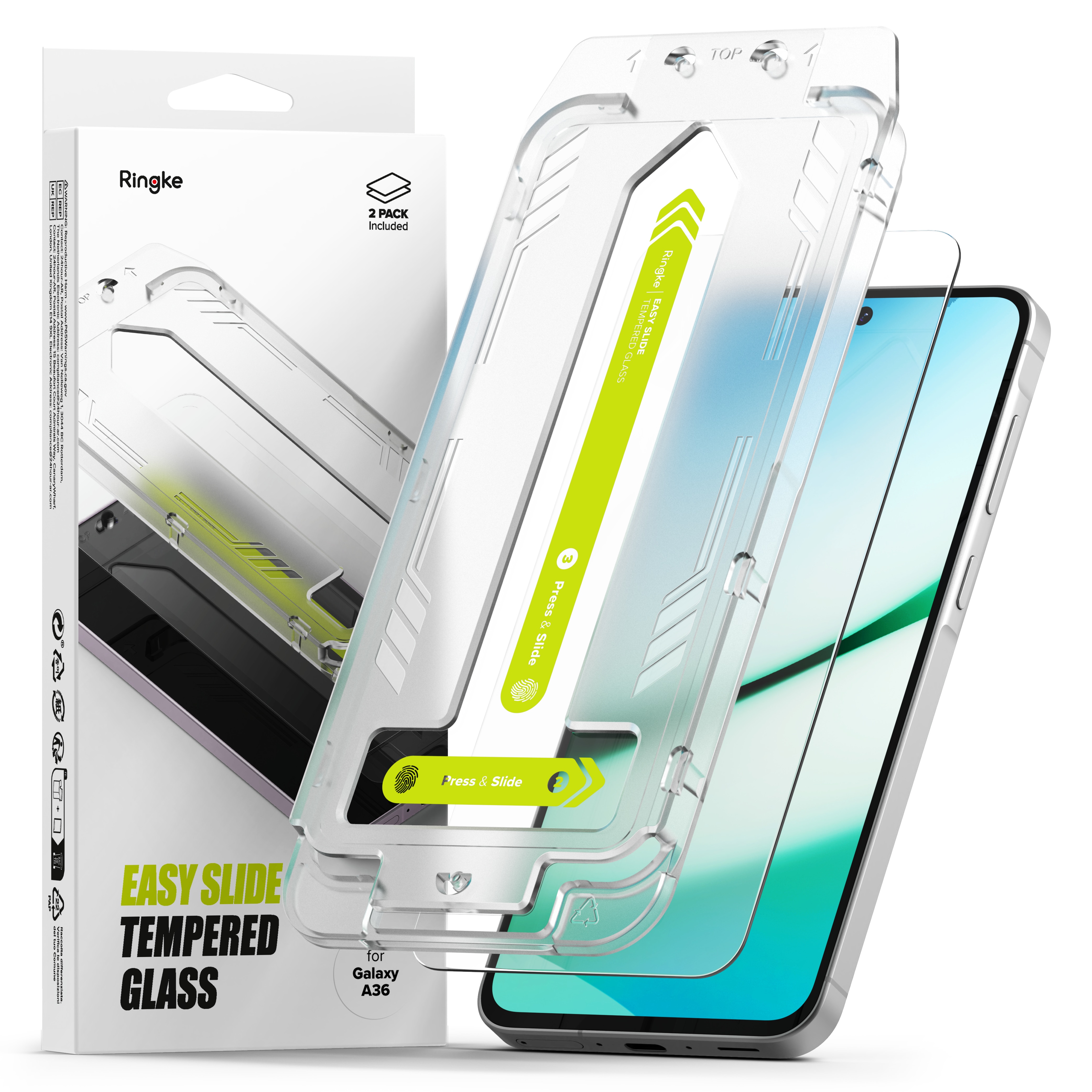 Easy Slide Glass (2 pièces) Samsung Galaxy A36