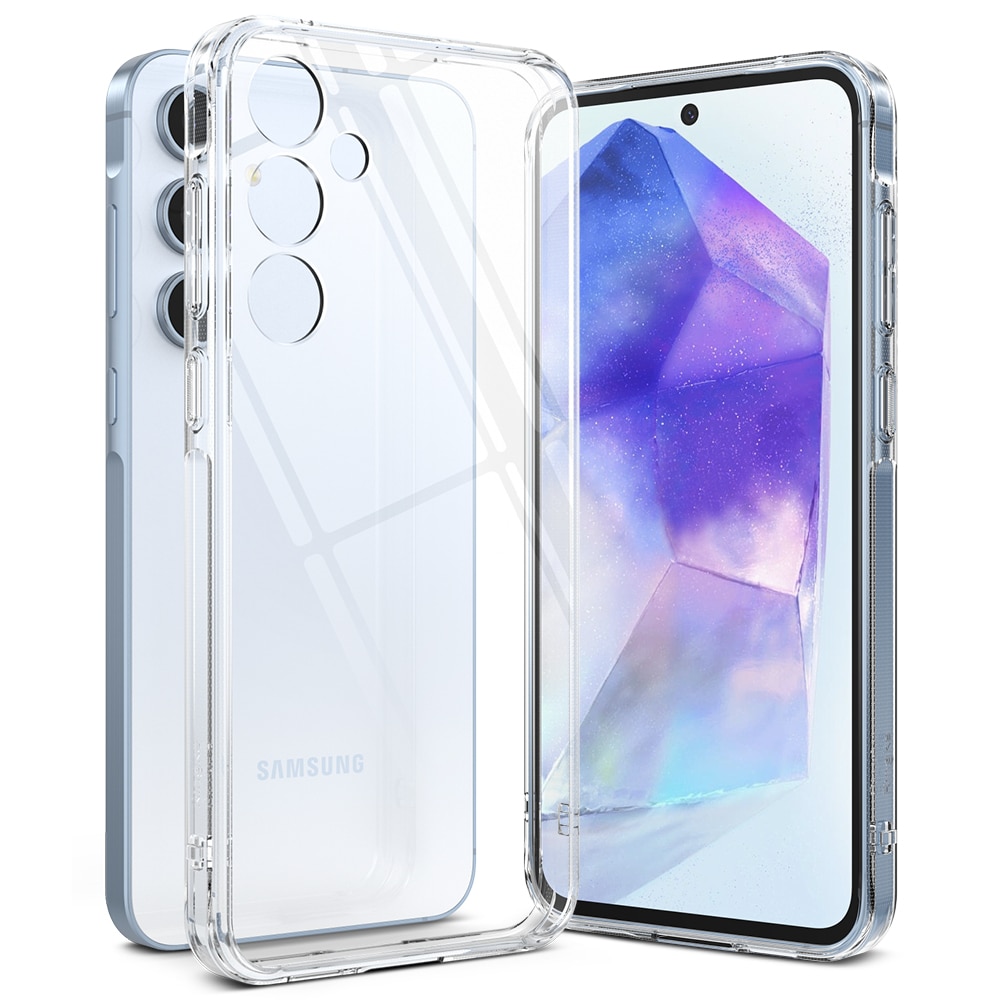 Coque Fusion Samsung Galaxy A55, Clear