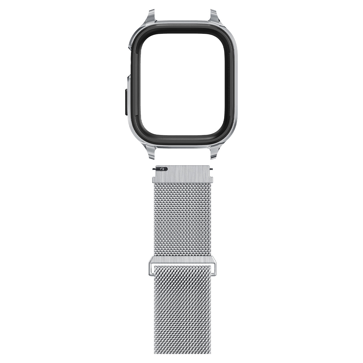 Coque Metal Fit Pro Apple Watch 45mm Series 7, Silver