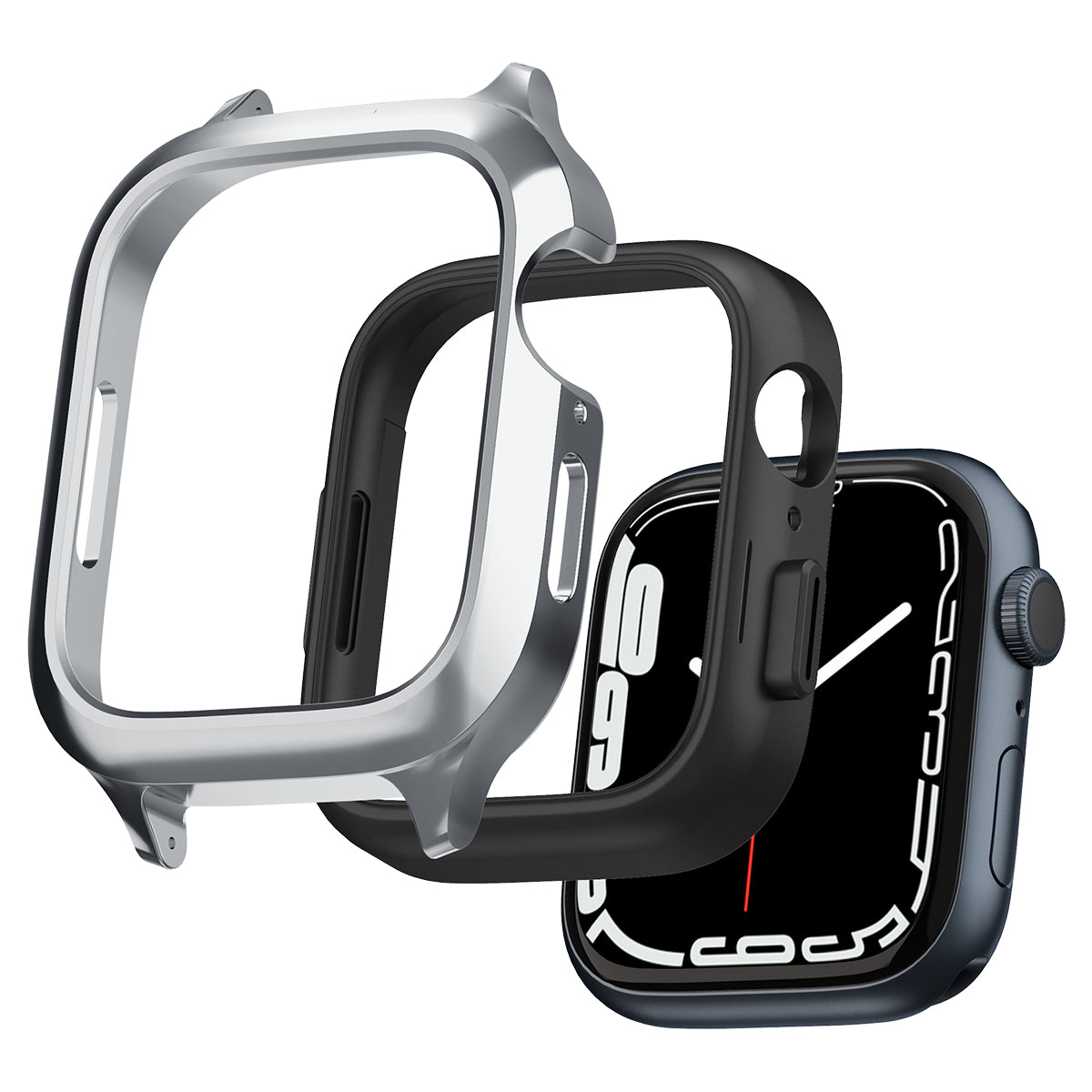 Coque Metal Fit Pro Apple Watch 44mm, Silver