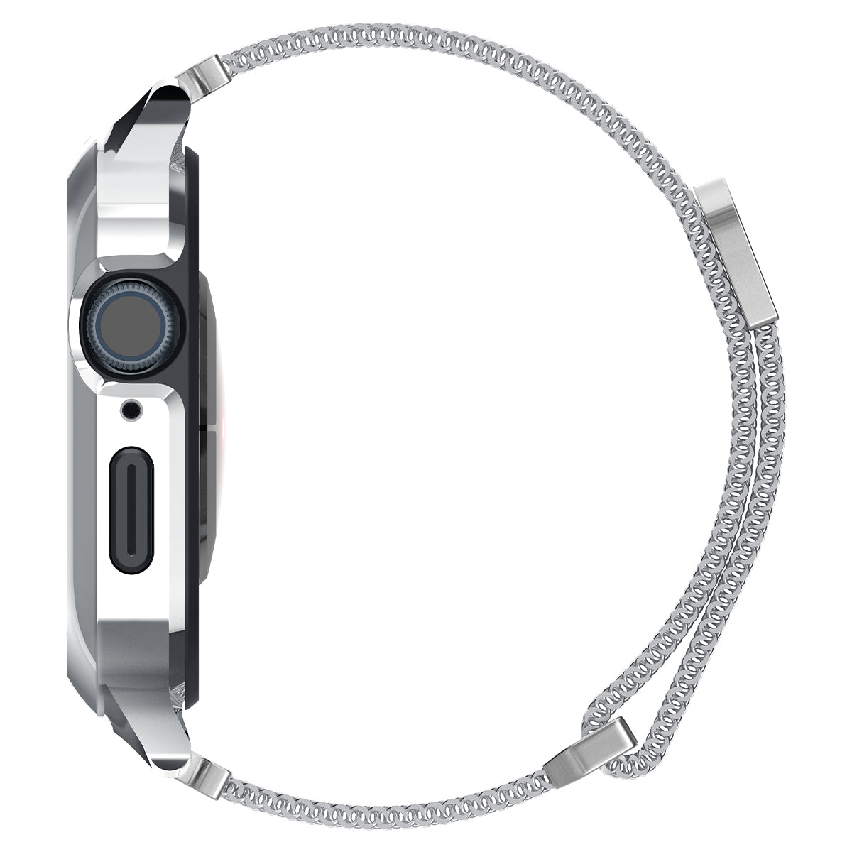 Coque Metal Fit Pro Apple Watch 44mm, Silver