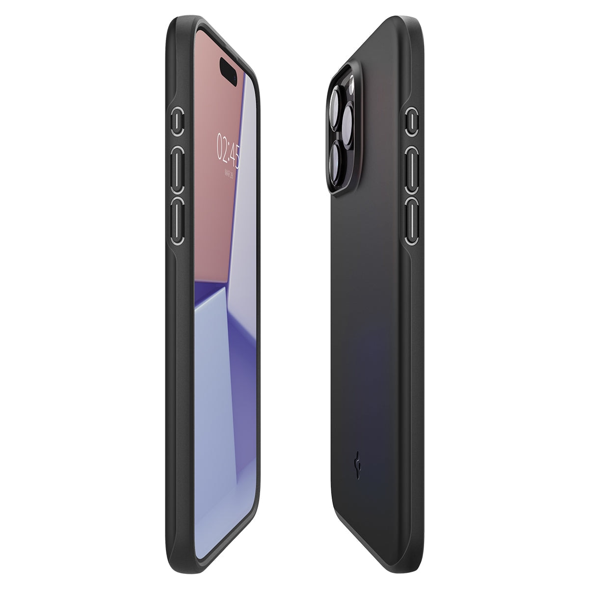 Coque Thin Fit iPhone 15 Pro Max, Black