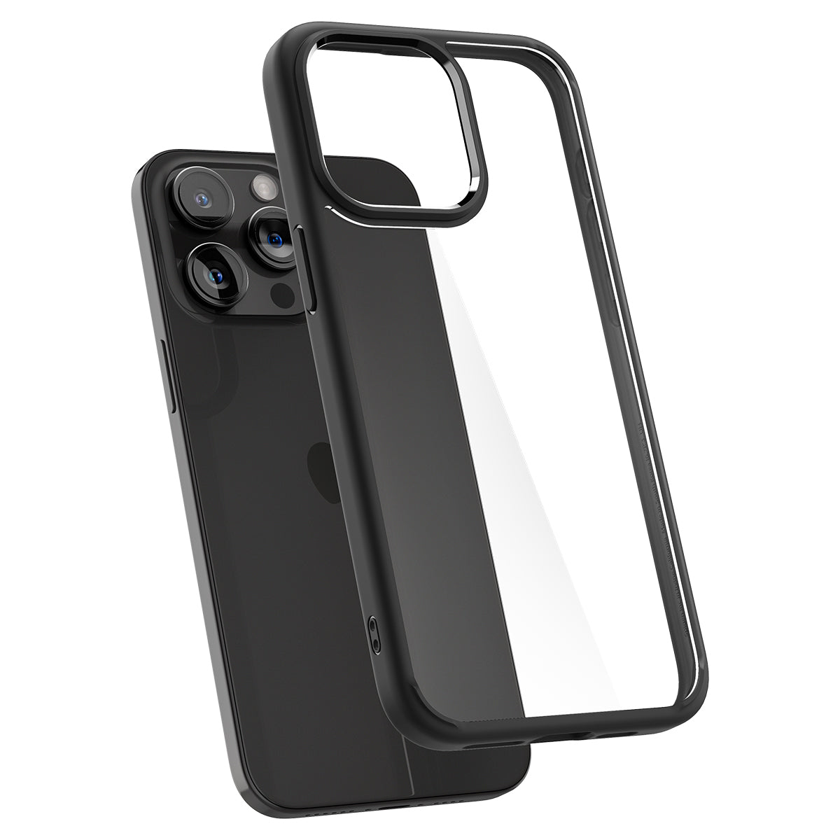 Coque Ultra Hybrid iPhone 15 Pro Max, Matte Black