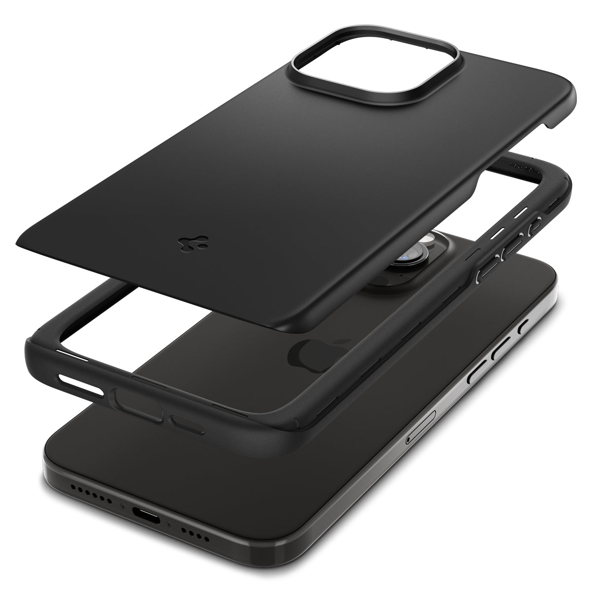 Coque Thin Fit iPhone 15 Pro, Black