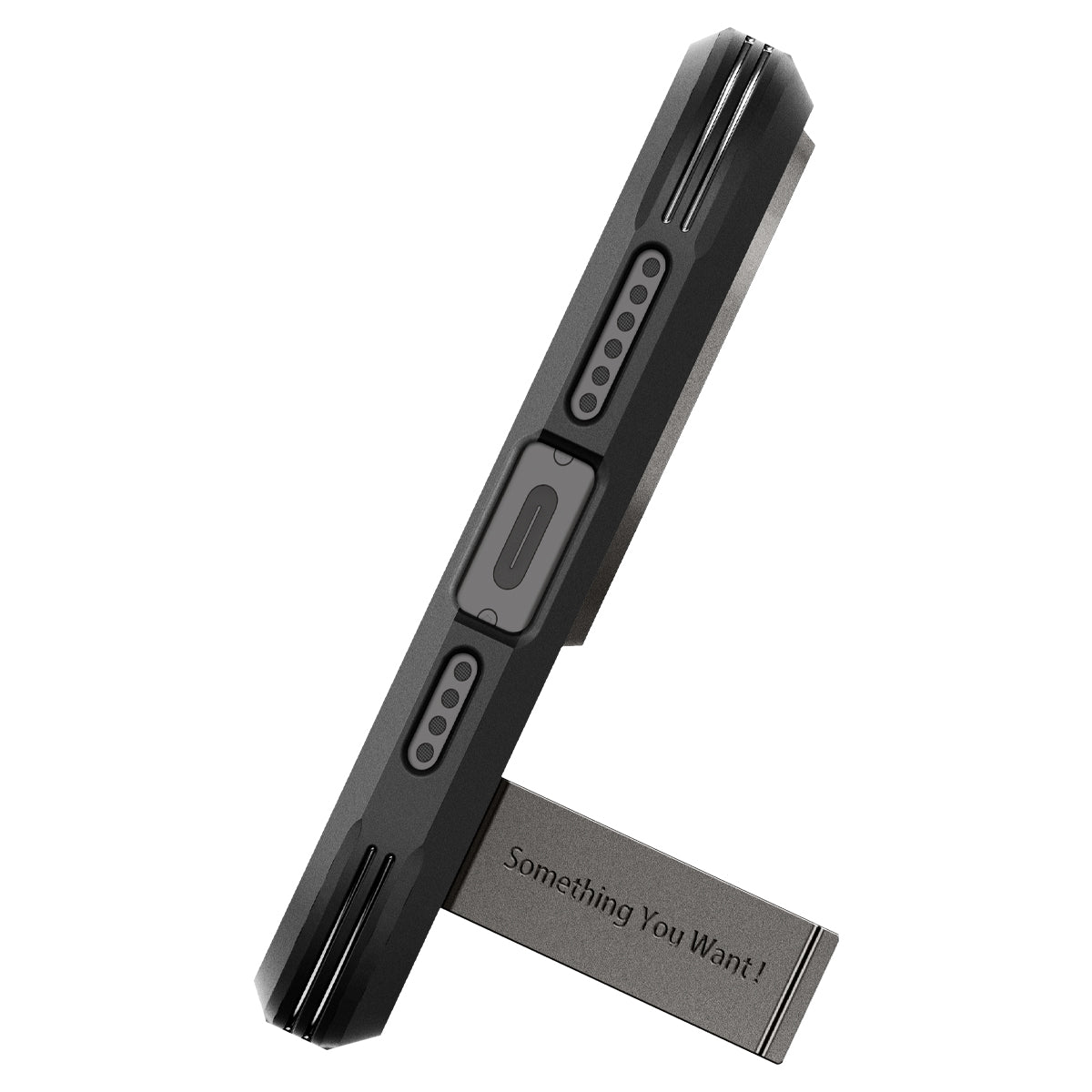 Coque Tough Armor MagSafe iPhone 15 Pro Black