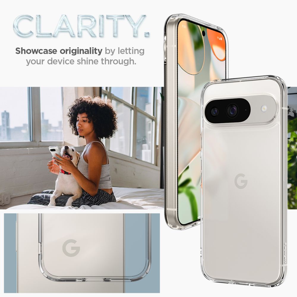 Coque Ultra Hybrid Google Pixel 9 Pro, Crystal Clear