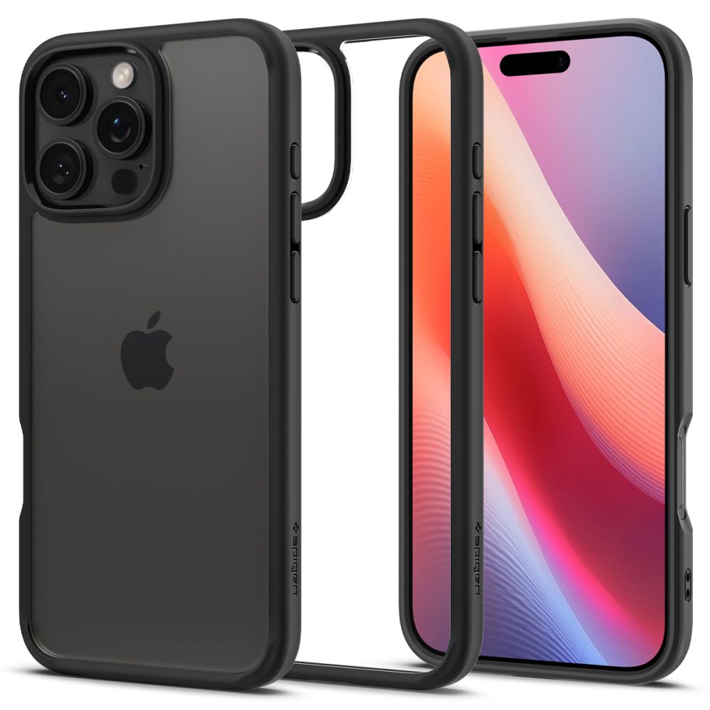 Coque Ultra Hybrid iPhone 16 Pro, Matte Black