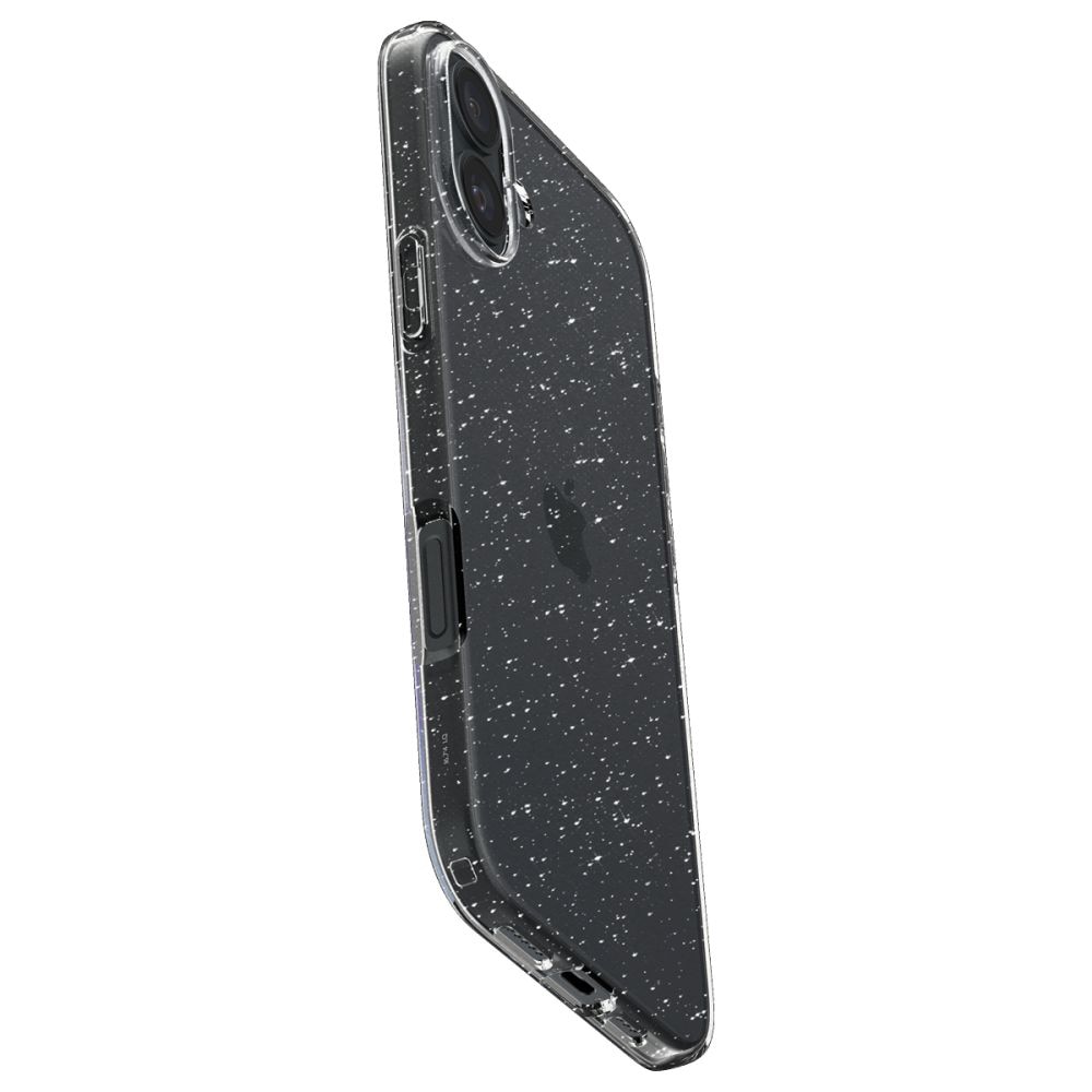 Coque Liquid Crystal iPhone 16, Glitter Crystal