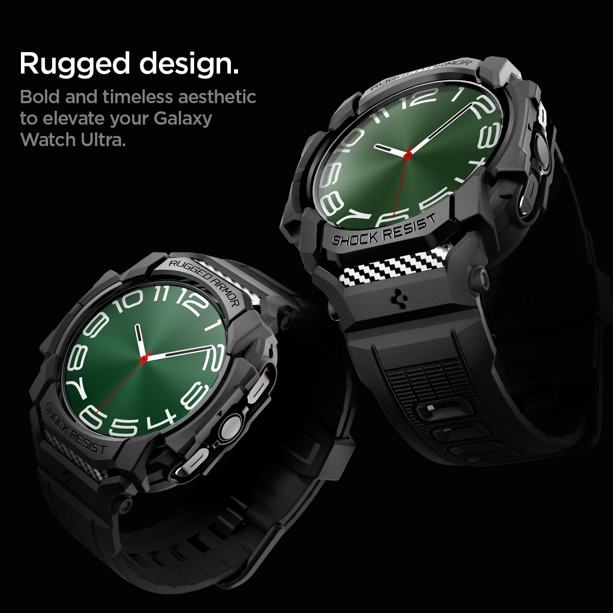 Rugged Armor Pro Samsung Galaxy Watch Ultra 47mm, Black