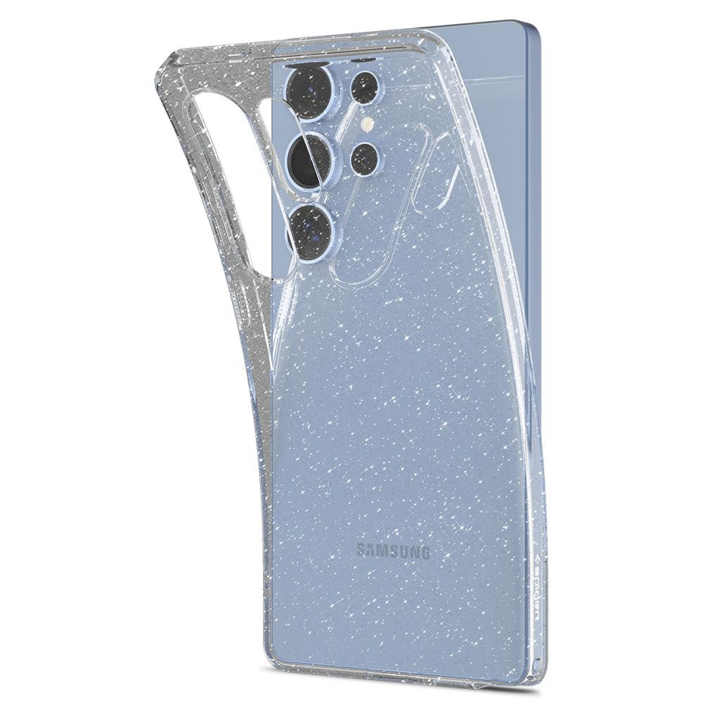 Coque Liquid Crystal Samsung Galaxy S25 Ultra, Crystal Glitter Clear