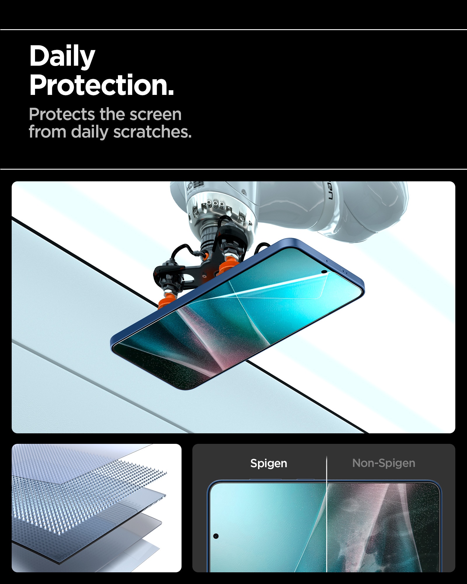 Protecteur d'écran EliteShield EZ Fit Samsung Galaxy S25 Plus