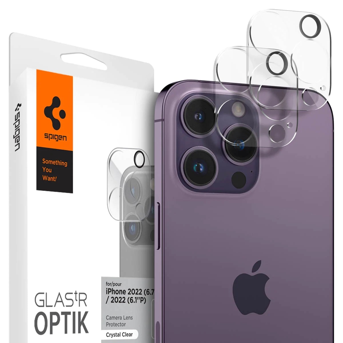 Optik Lens Protector (2 pièces) iPhone 14 Pro Crystal Clear