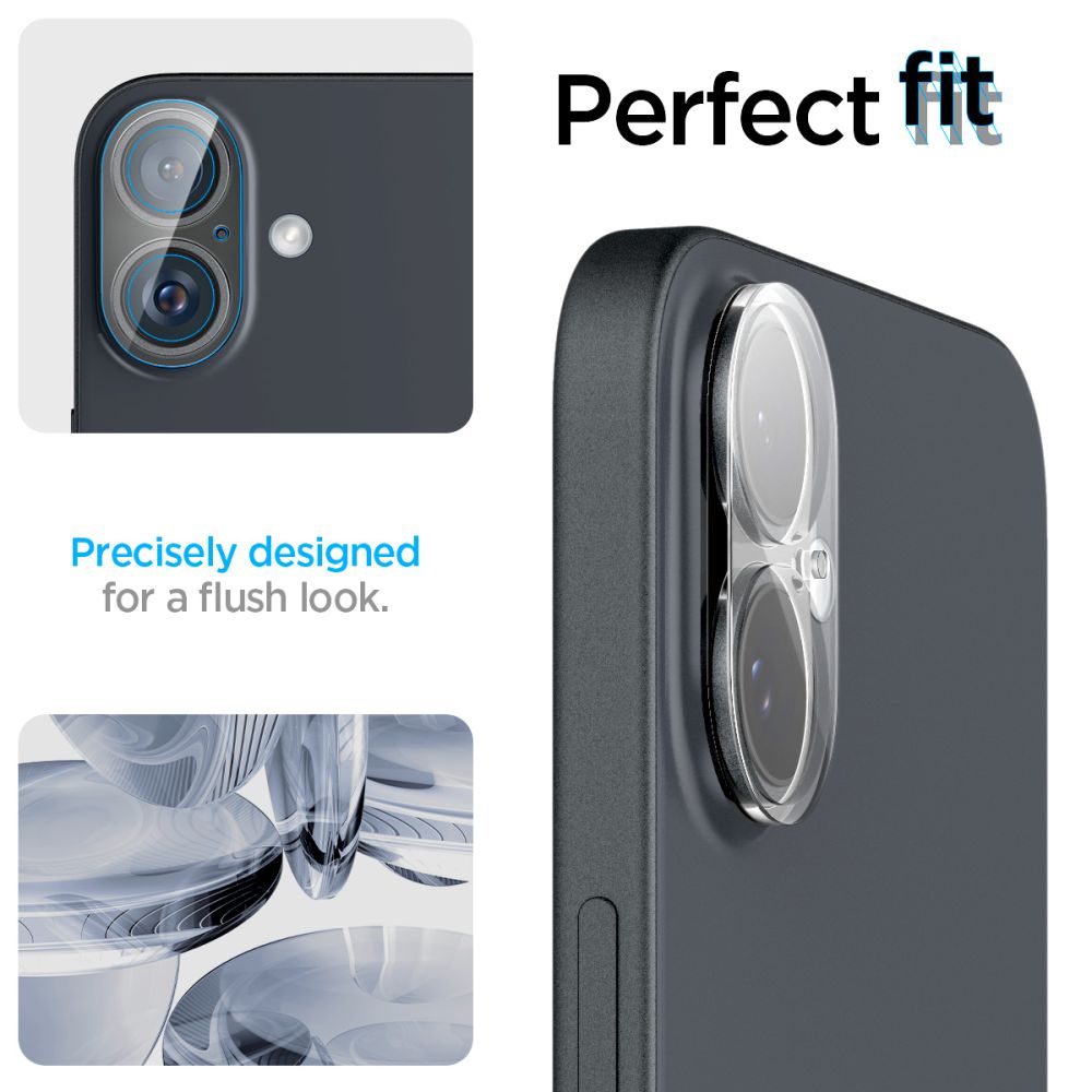 Optik Lens Protector (2 pièces) iPhone 16 Plus, Clear