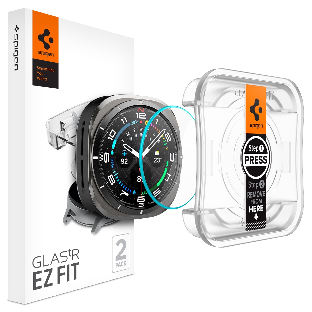 Protecteur d'écran EZ Fit GLAS.tR (2 pièces) Samsung Galaxy Watch Ultra 47mm