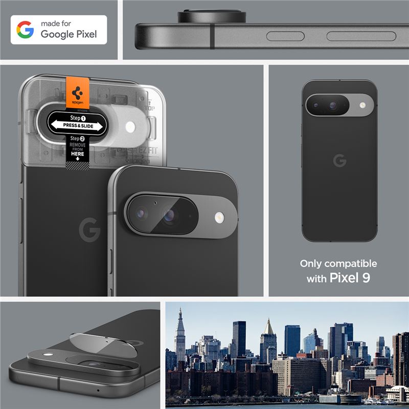 EZ Fit Optik Lens Protector Google Pixel 9 (2 pièces)