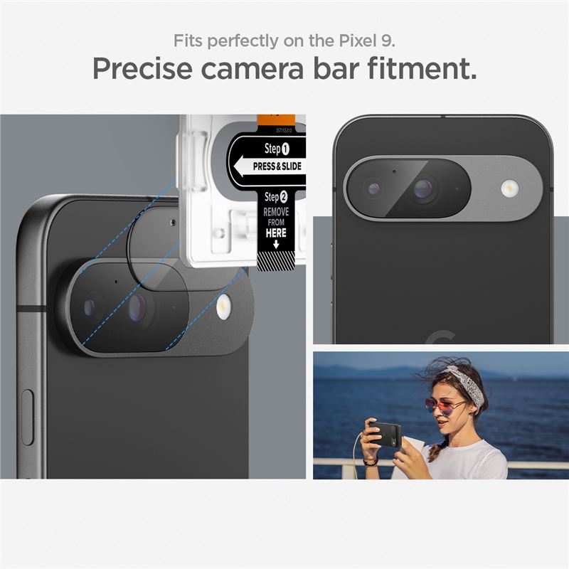 EZ Fit Optik Lens Protector Google Pixel 9 (2 pièces)