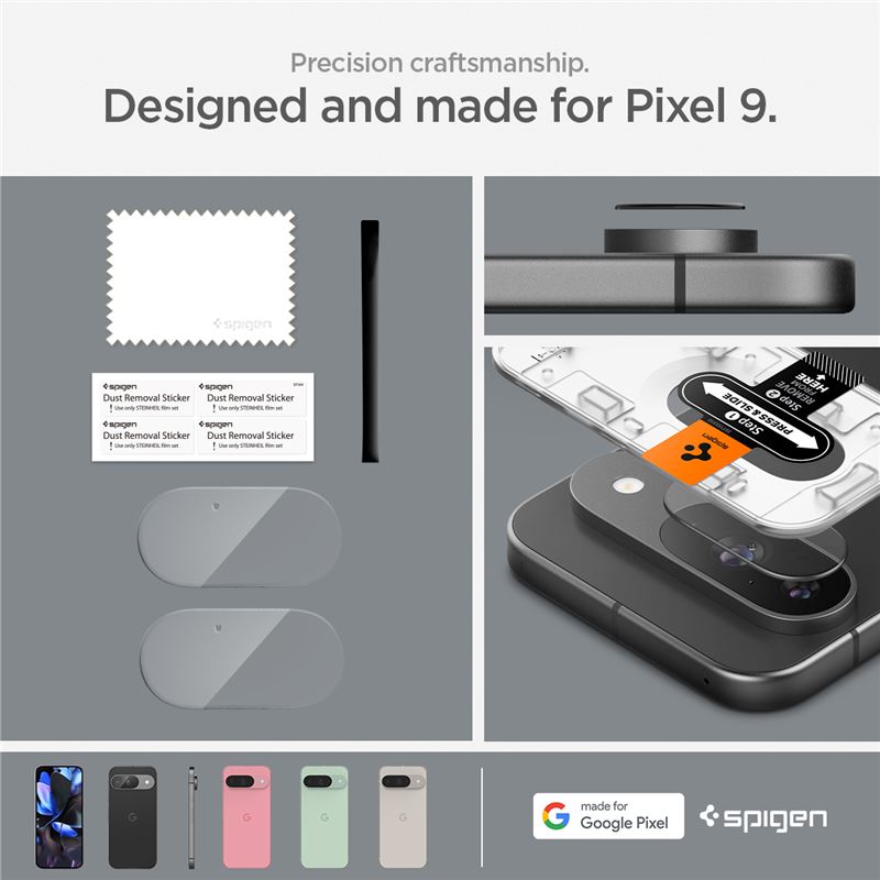 EZ Fit Optik Lens Protector Google Pixel 9 (2 pièces)