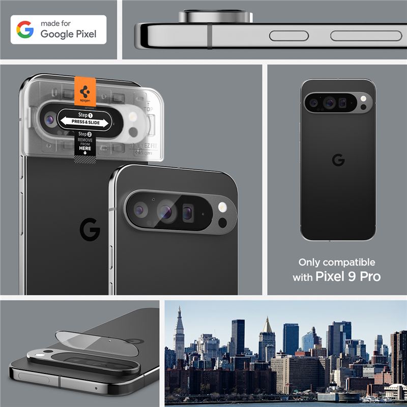 EZ Fit Optik Lens Protector Google Pixel 9 Pro (2 pièces)