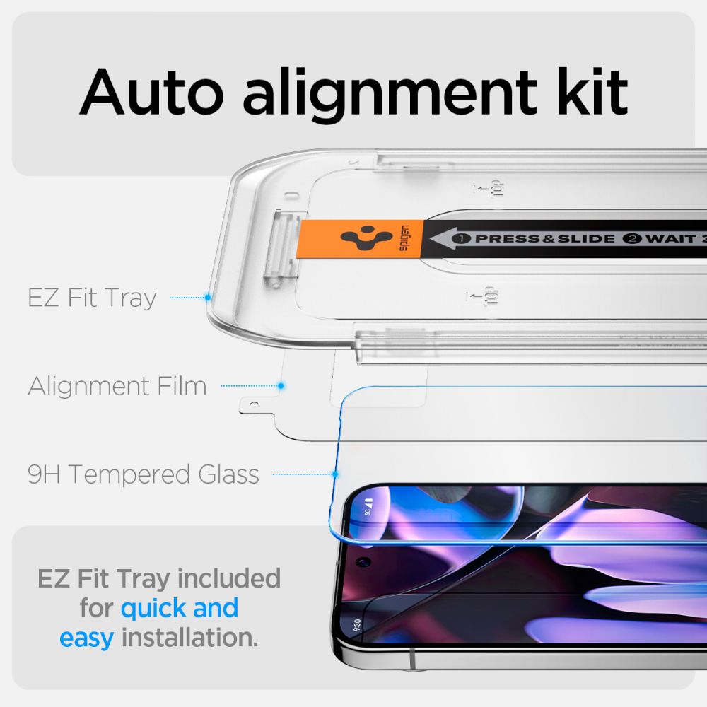 Screen Protector GLAS.tR EZ Fit (2 pièces) Google Pixel 9 Pro