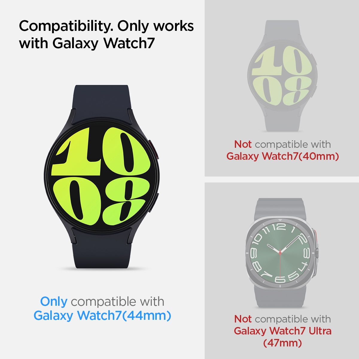 Protecteur d'écran EZ Fit GLAS.tR (2 pièces) Samsung Galaxy Watch 7 44mm