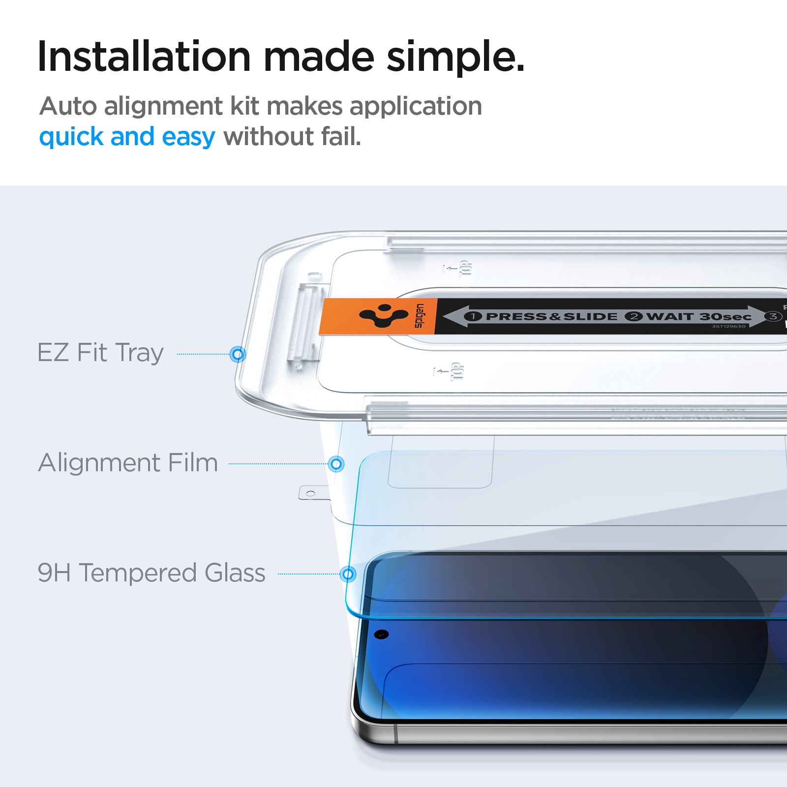 Screen Protector GLAS.tR EZ Fit (2 pièces) Samsung Galaxy S24 FE