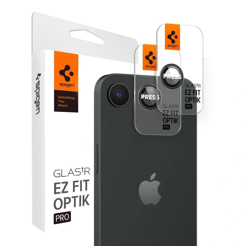 EZ Fit Optik Lens Protector iPhone 16e (2 pièces), Black