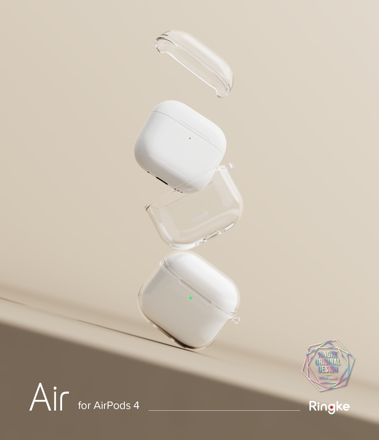 Coque Air Apple AirPods 4, Clear