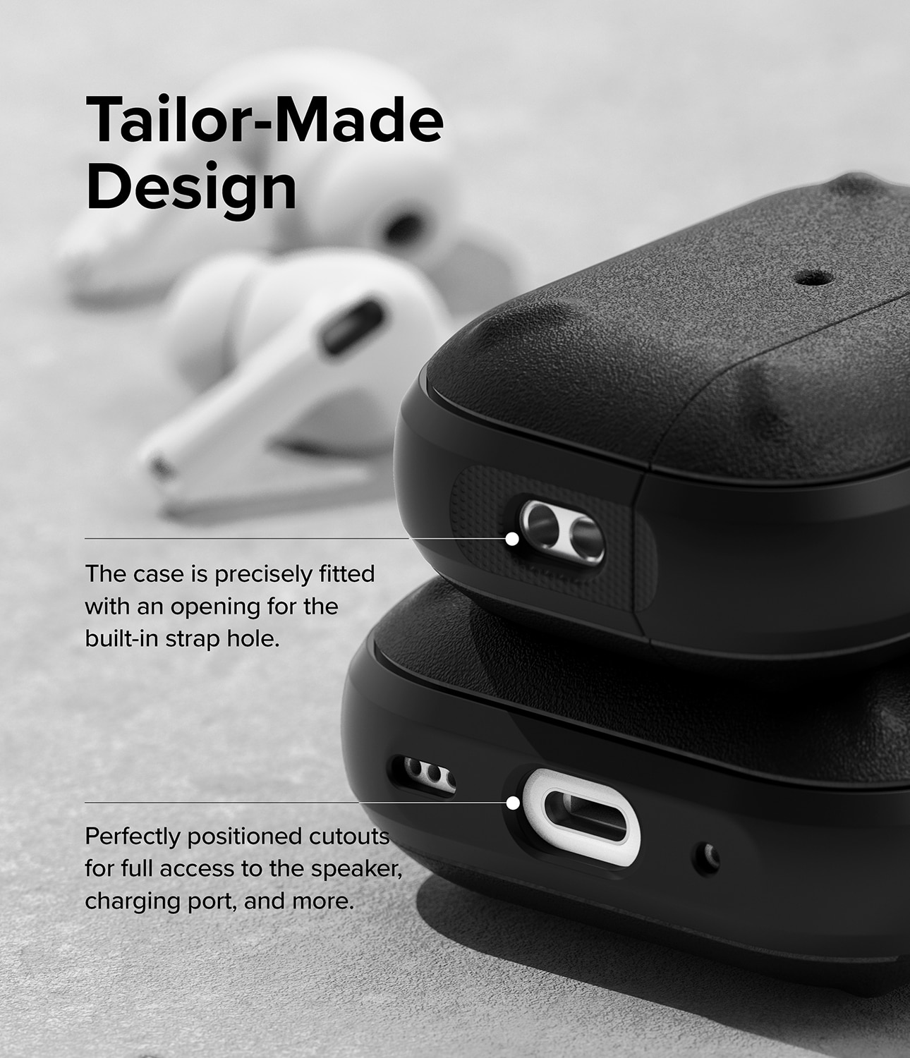 Coque Onyx Apple AirPods Pro 2, Black