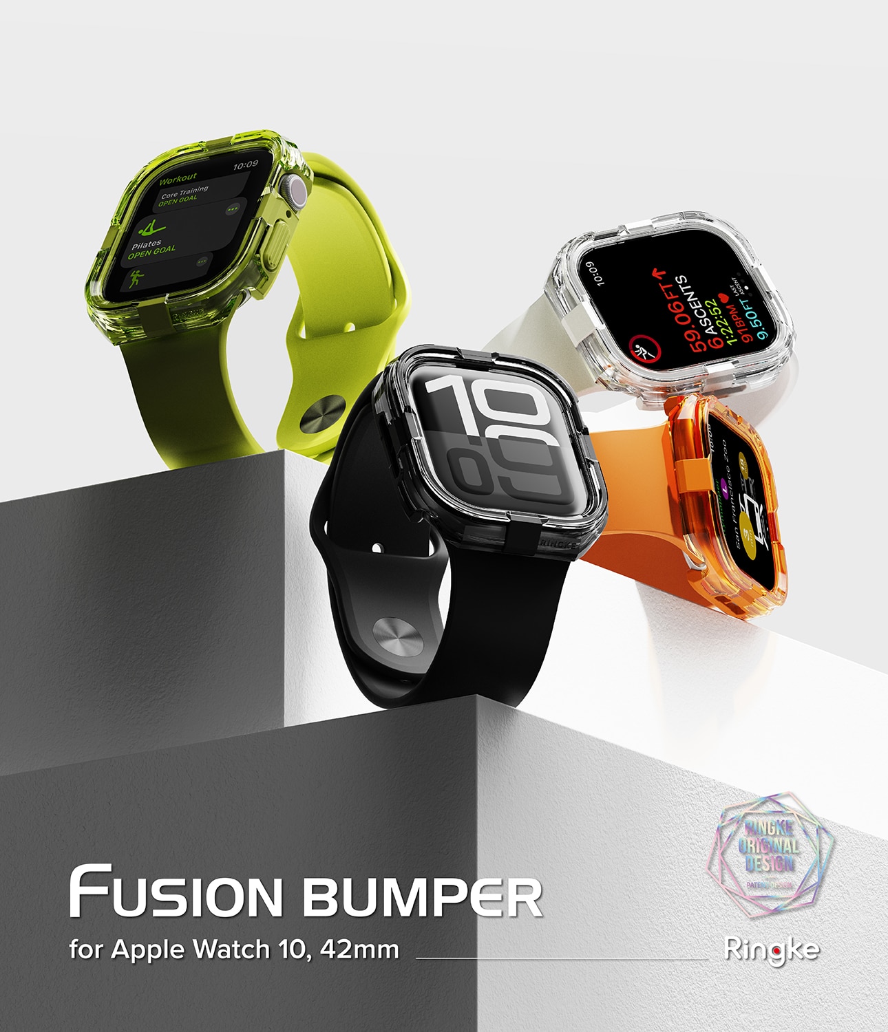 Coque Fusion Bumper  Apple Watch Series 10 42mm Black