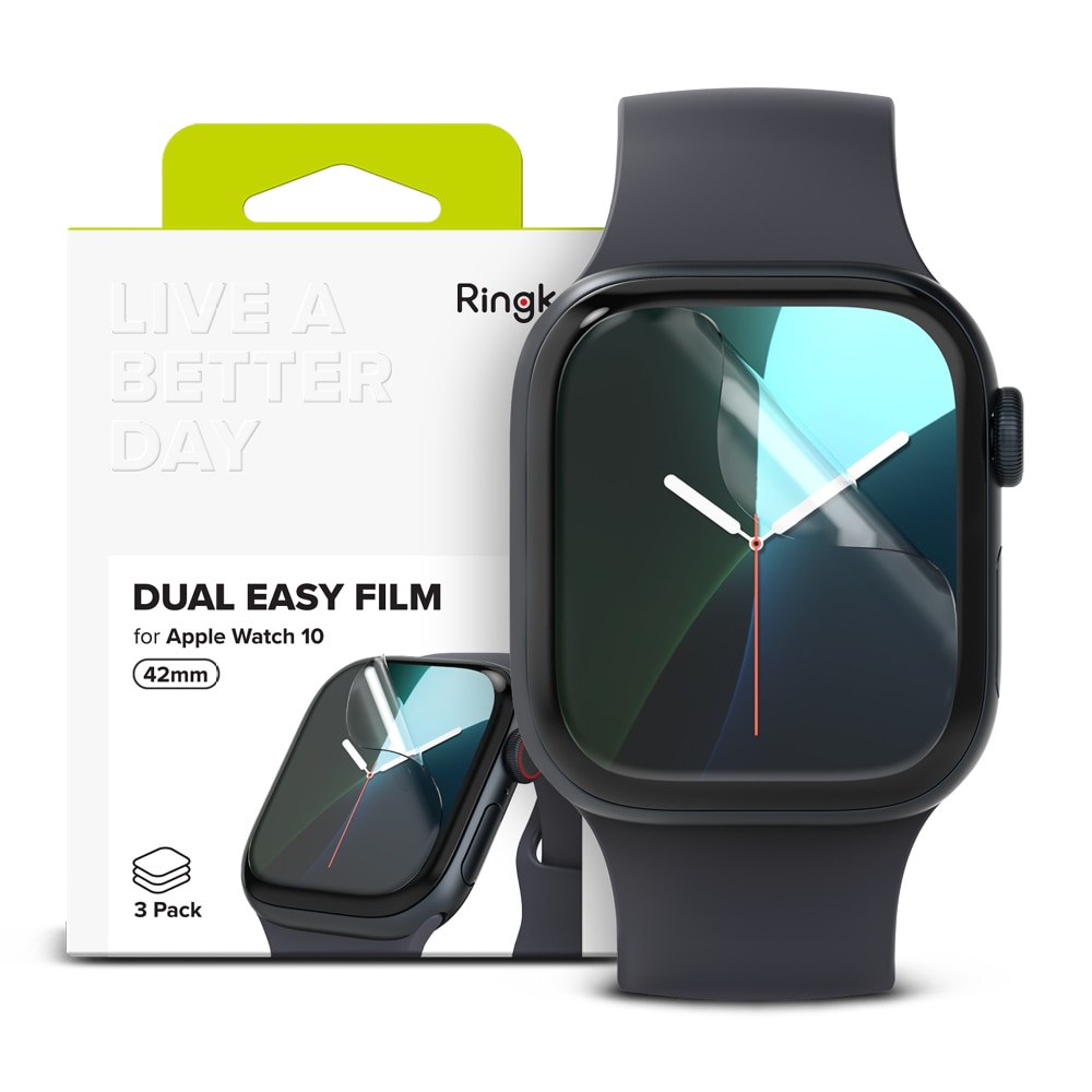 Dual Easy Screen Protector (3 pièces) Apple Watch Series 10 42mm