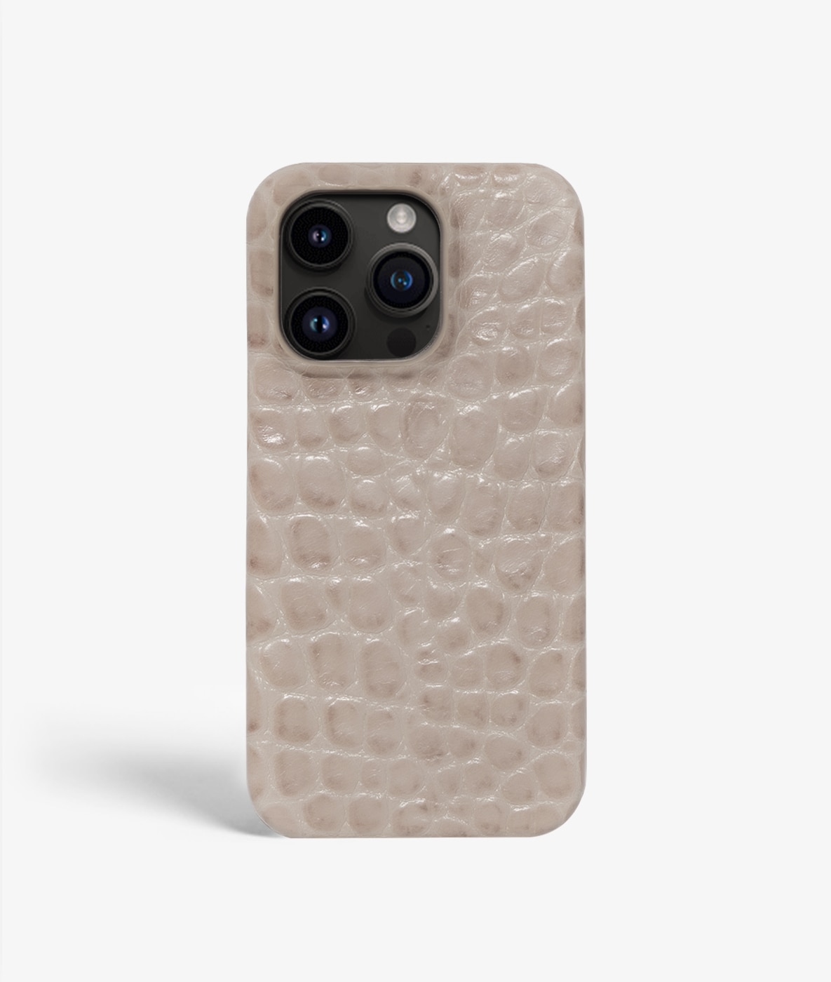 Coque iPhone 14 Pro Small Croco Grey